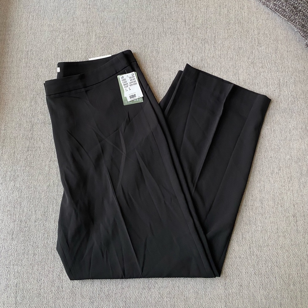 H&M High Waist Wide Leg Dress Pants | Size 16
